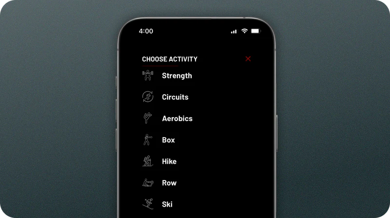 Track 20+ Activities